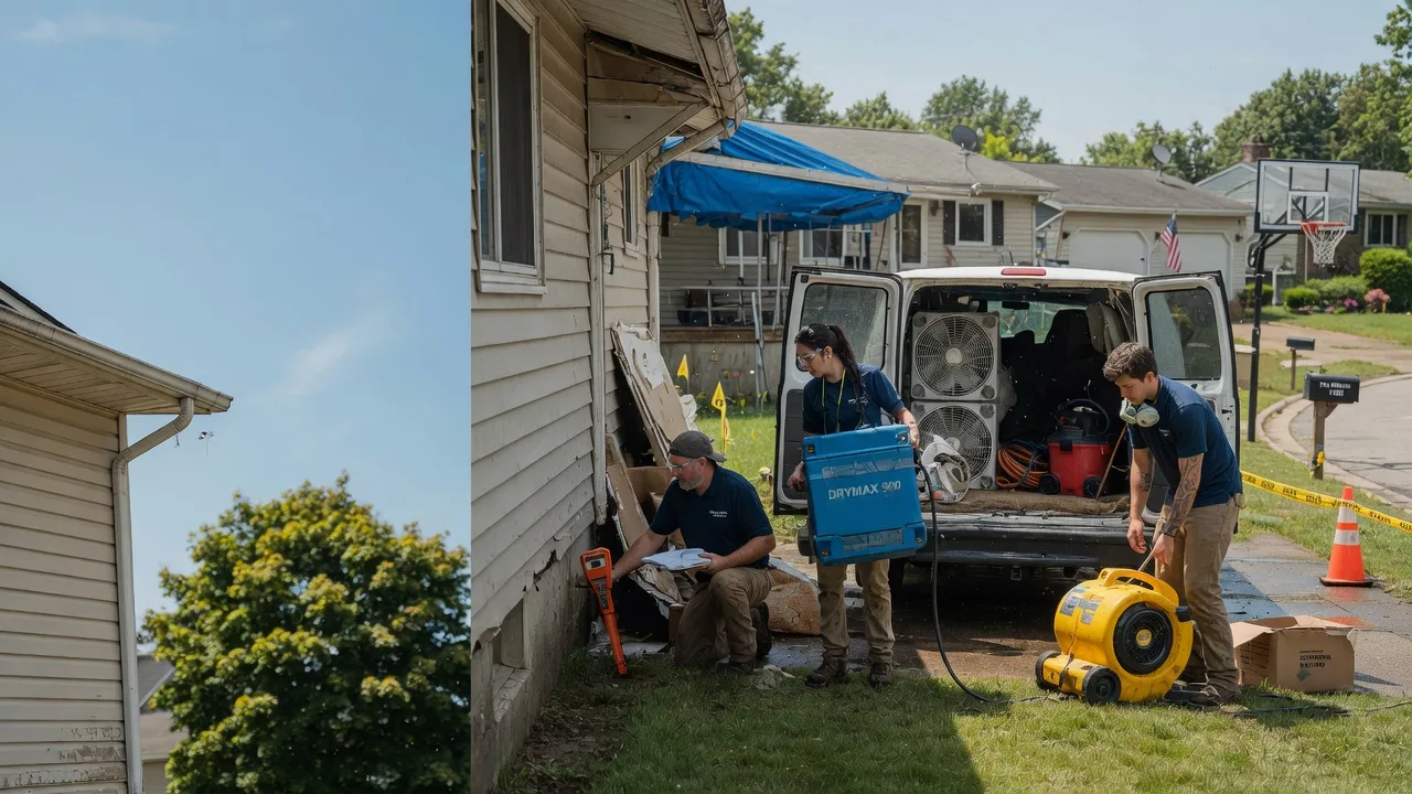 Ceiling Leak Cleanup in Maineville, OH near me