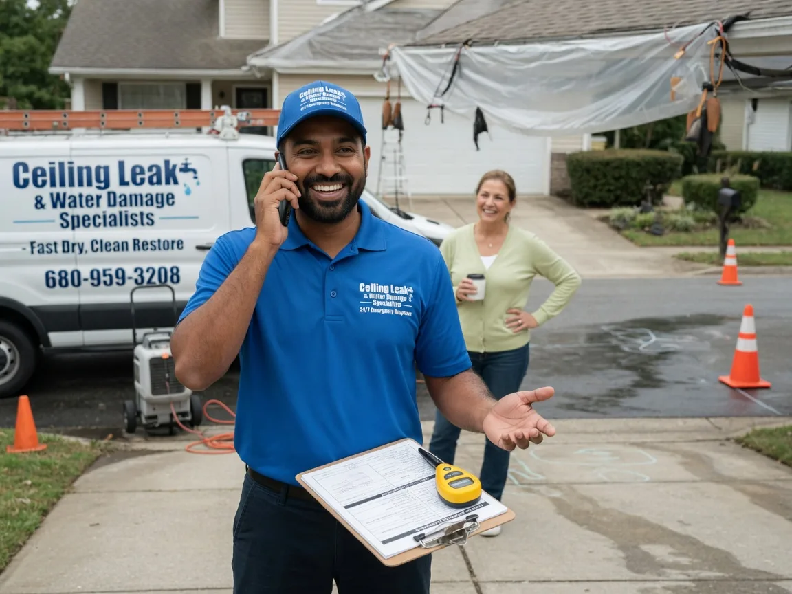 Ceiling Leak Cleanup Maineville, OH FAQs